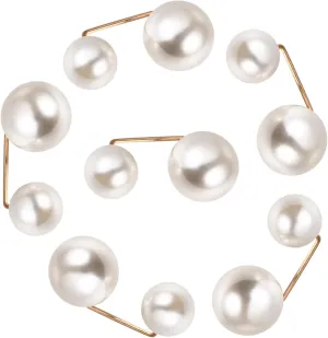 NOLITOY Button Nails Clothespins Cardigan Collar Pearl Push Pins Foldable Jewelry Fashion Cardigan Clips Decor