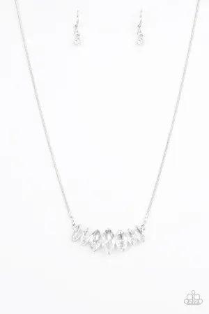 Paparazzi Necklace ~ Leading Lady - White