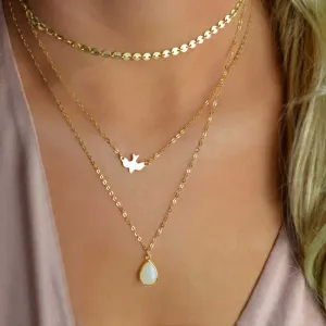 Peace Multilayer Necklace