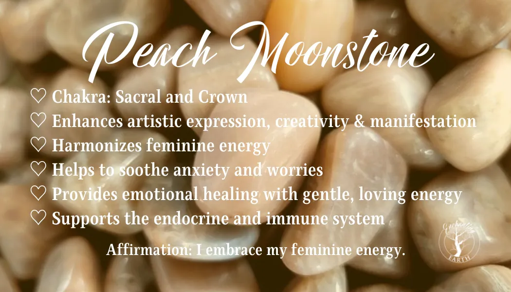 Peach Moonstone with Sunstone Bracelet Artistic Expression, Creativity & Manifestation
