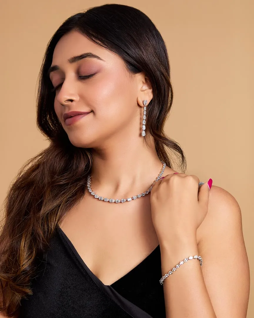 Pear Tennis Bracelet