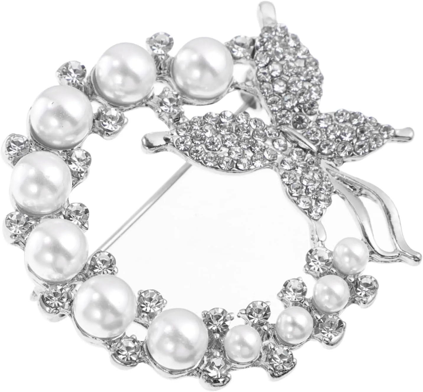 Pearl Butterfly Brooch Accessories for Women Pins Pearl Brooch Brooches Clothing Corsage Collar Button