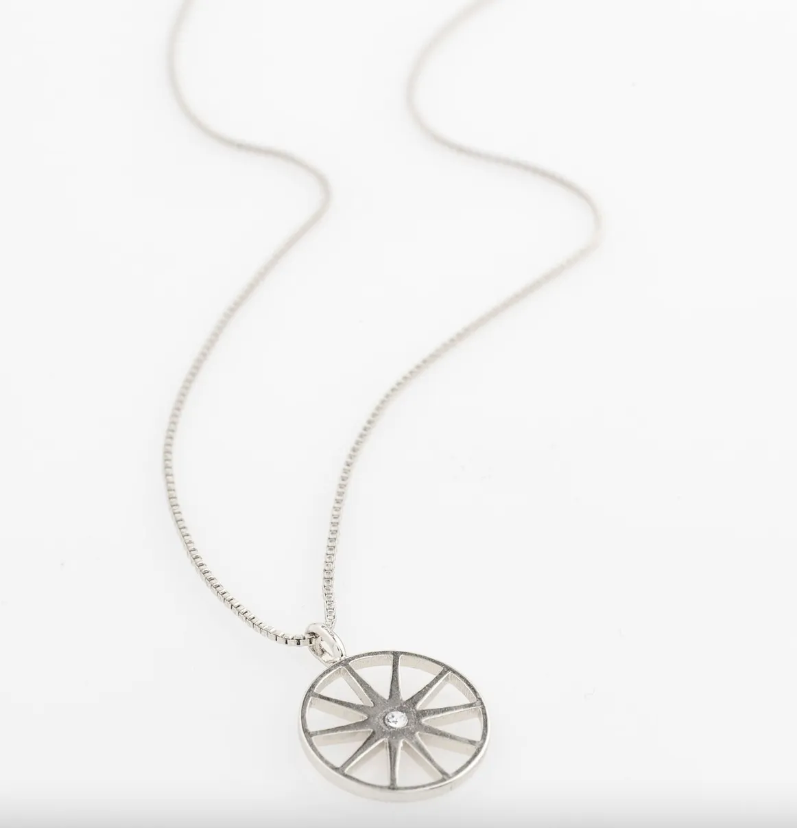Pilgrim: Necklace : Kaylee : Silver Plated : Crystal