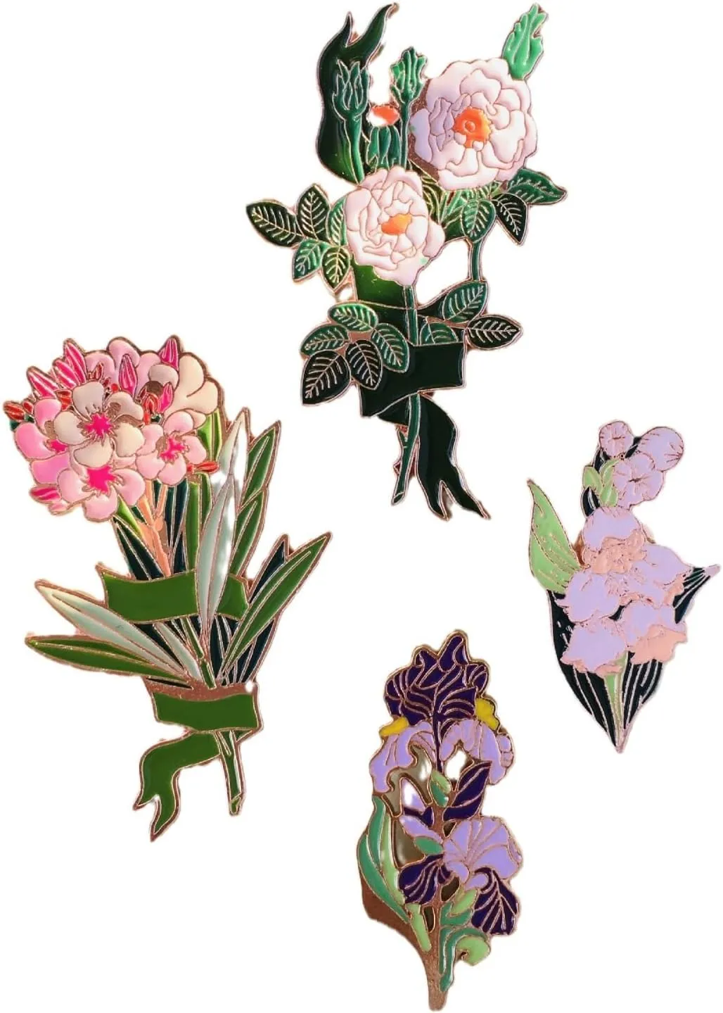 Pins Alloy Enamel Lapel Pin for Clothing Jackets Backpacks Clothes Caps Bags Hats Decorations-Style G