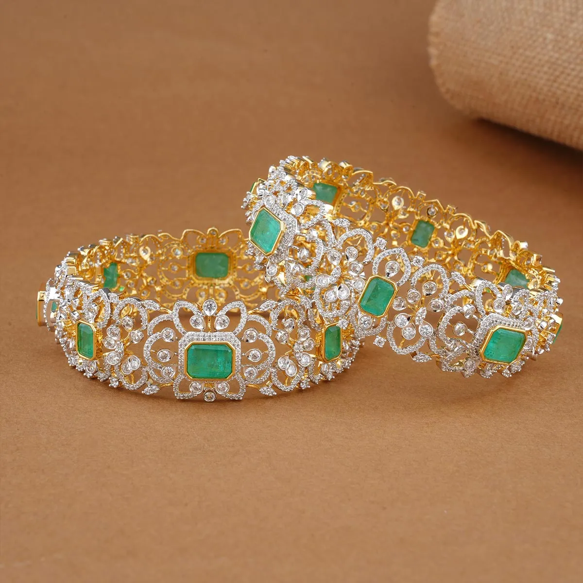 Pranisha Diamond Design Bangles