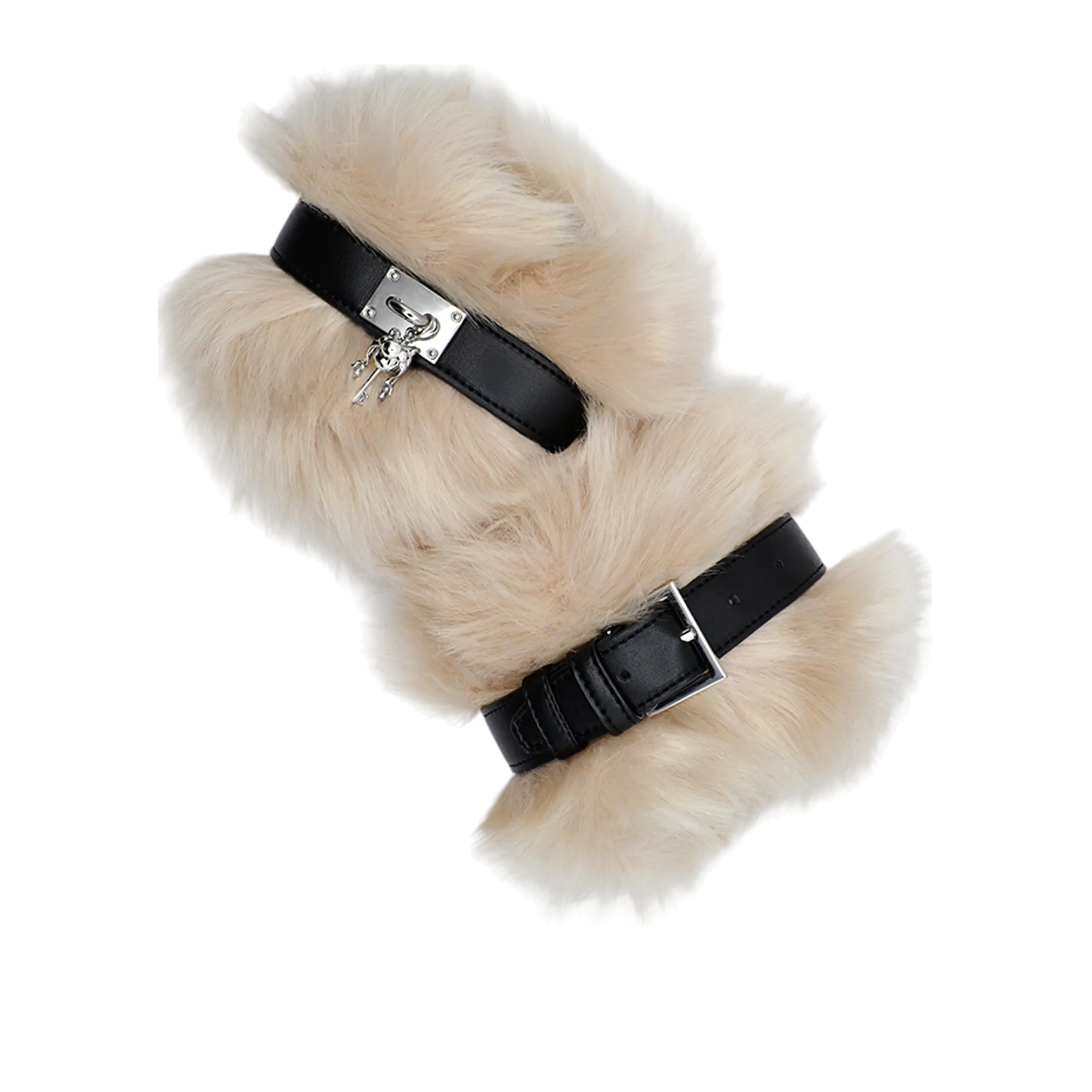 Puff Cuffs in Wolf