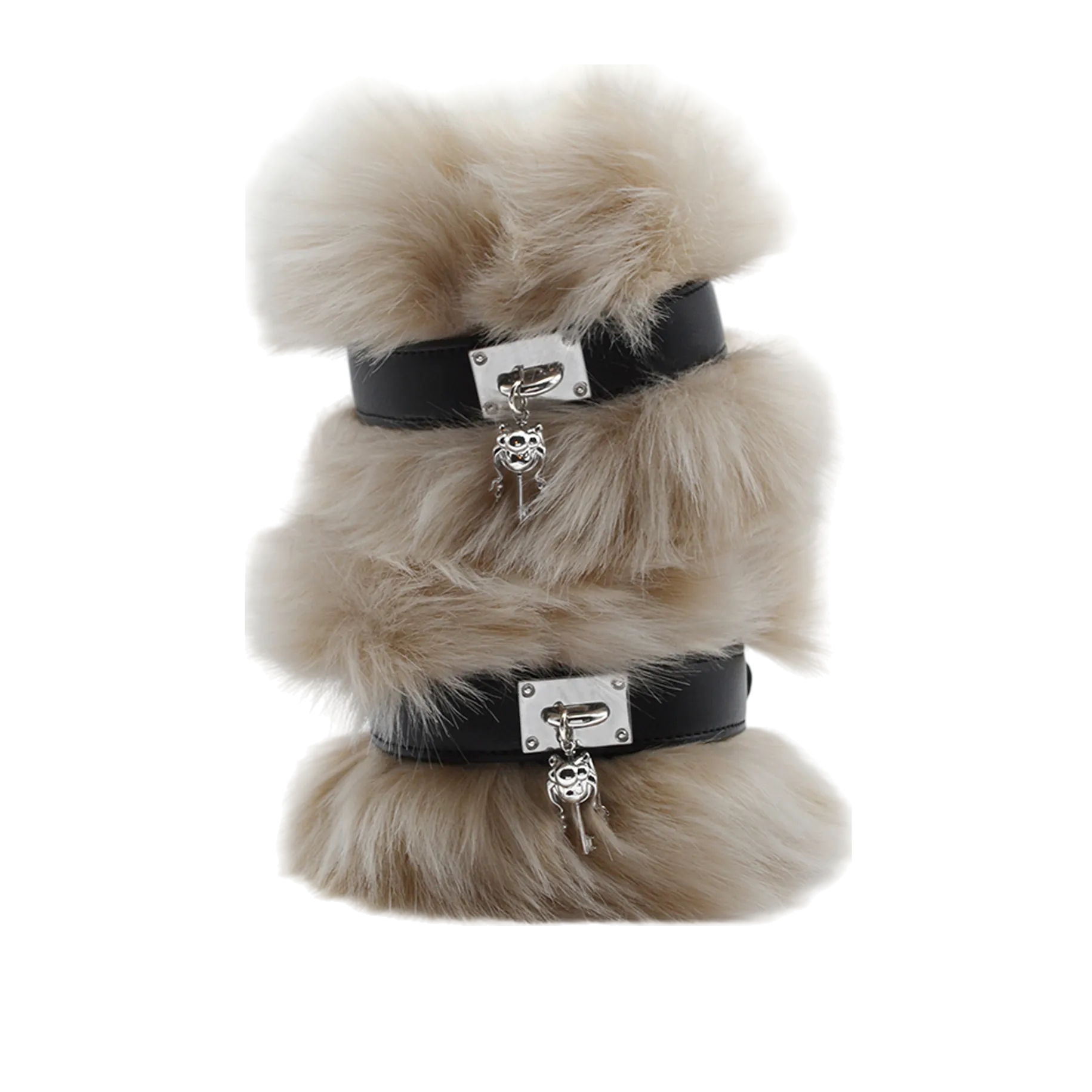 Puff Cuffs in Wolf