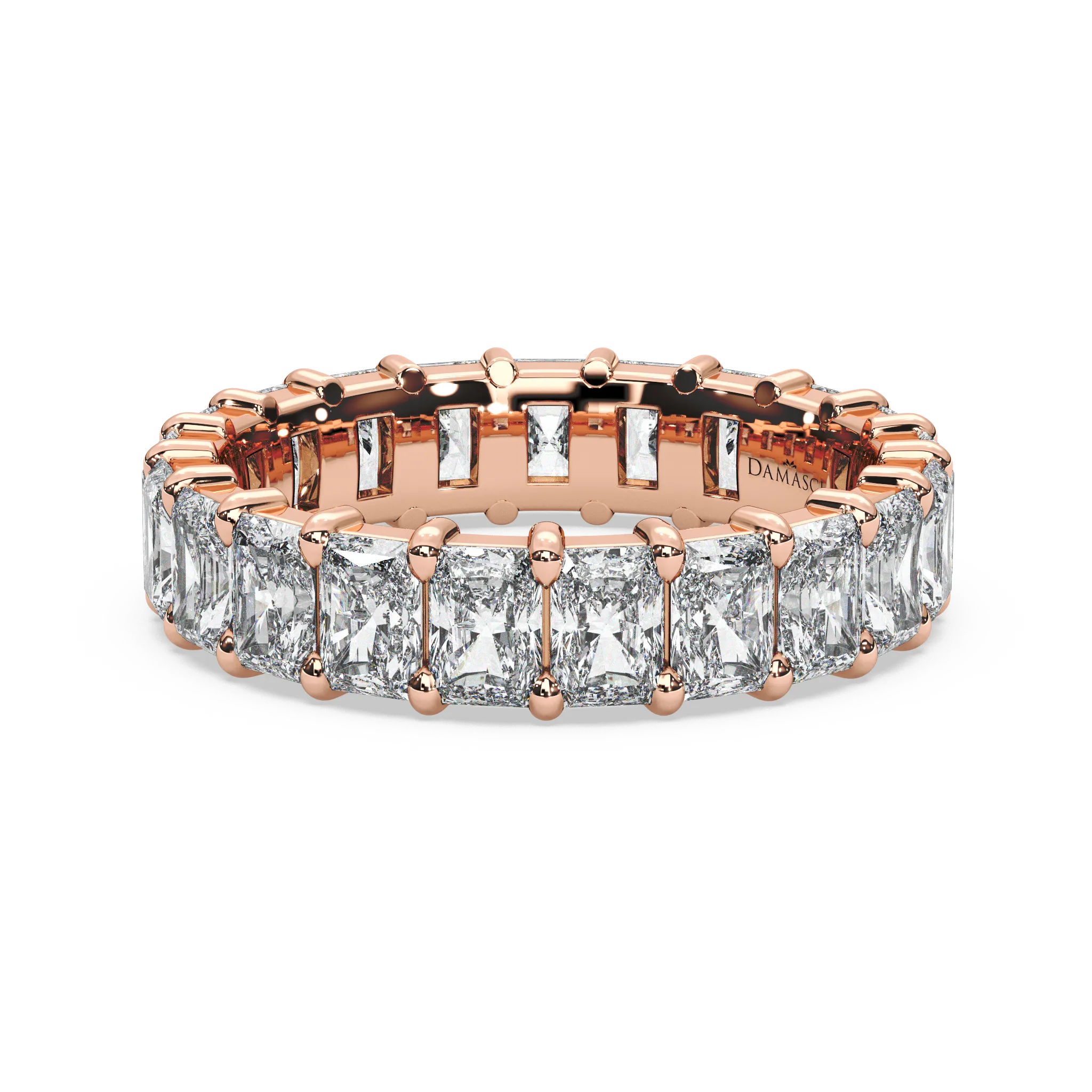 Radiants in Single Gallery Eternity Ring (4.00 T.C.W)