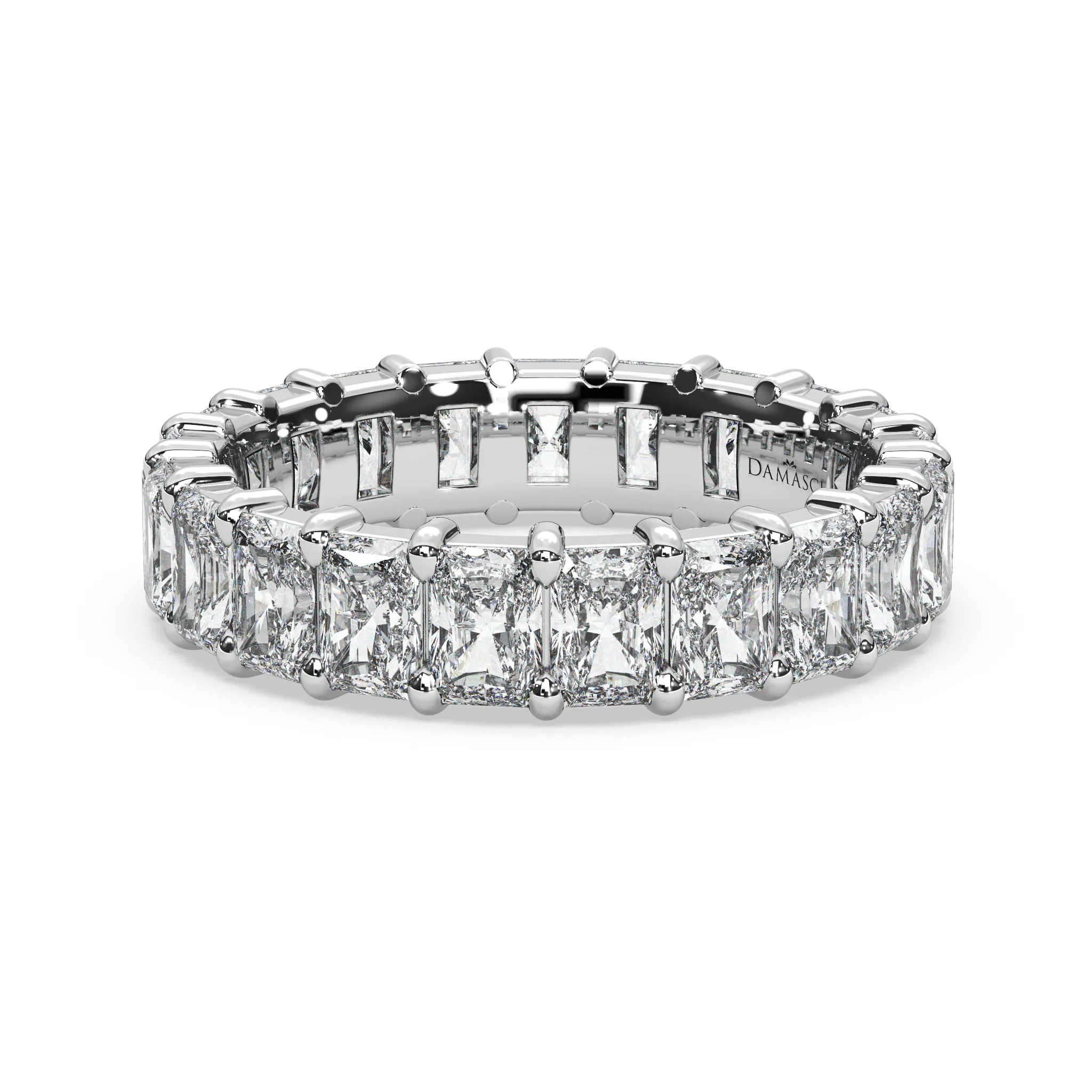 Radiants in Single Gallery Eternity Ring (4.00 T.C.W)