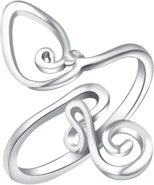 SAFIGLE Stylish Open Toe Ring Foot Jewelry Women's Adjustable Toe Knuckle Ring
