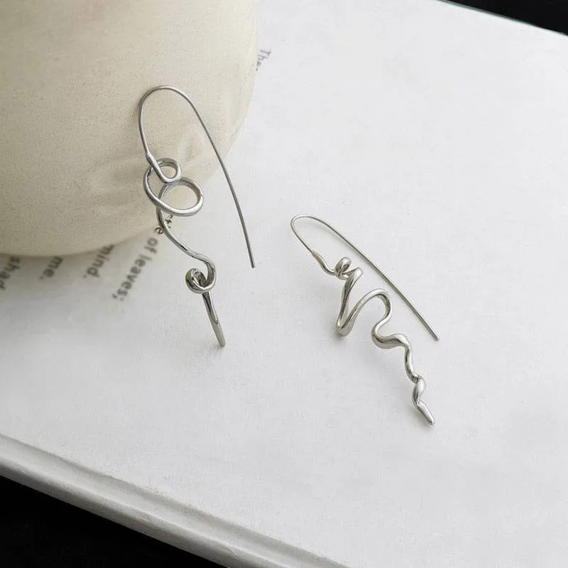 Serenity Threader Earrings Gold and Silver