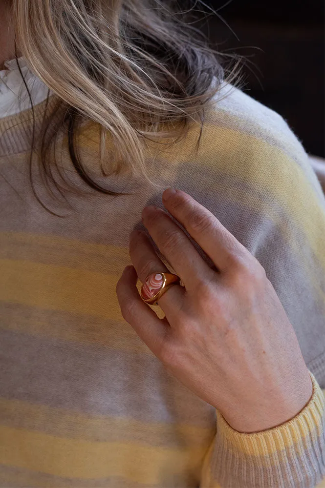 Shyla Serifos Rhodochrosite Ring