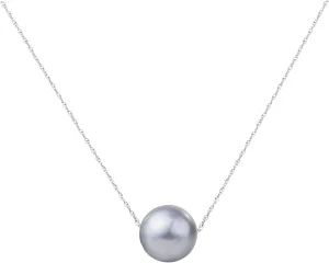 Single Floating Pearl Genuine Freshwater Cultured 10-11mm Pendant Necklace for Women 17"