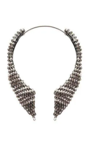 Smoke Stone Collar Necklace