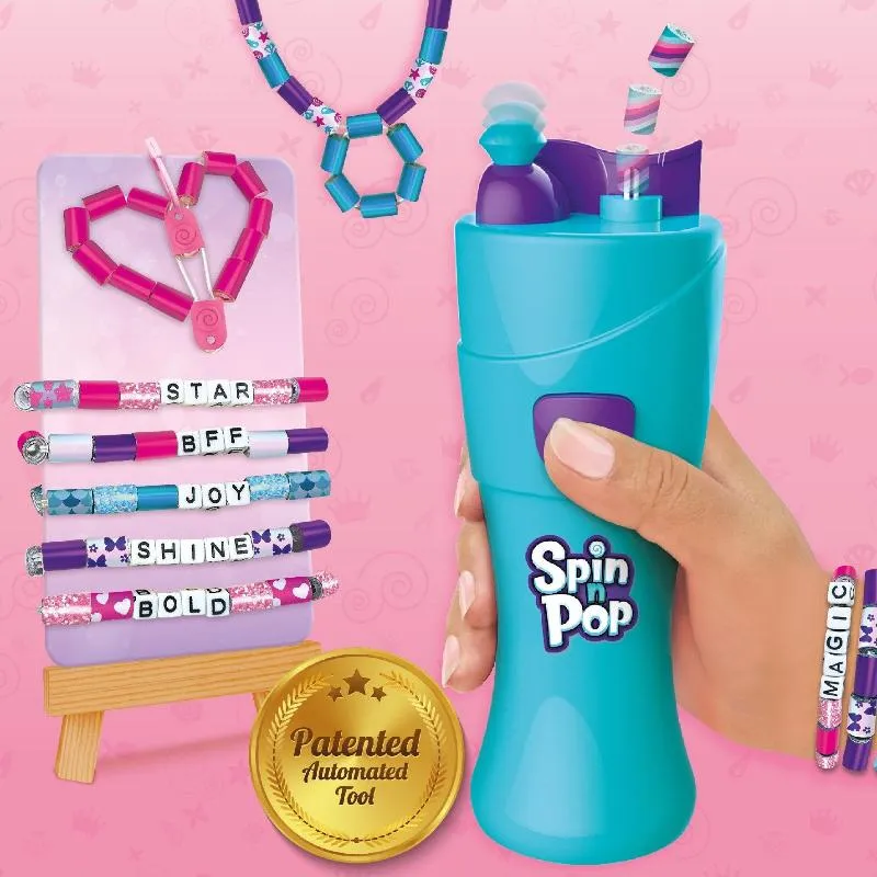 Spin n Pop - Beads Studio DIY Bracelets, Braids & More Activity Kit