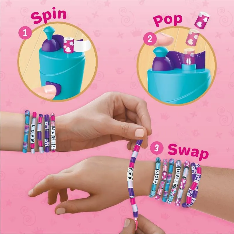 Spin n Pop - Beads Studio DIY Bracelets, Braids & More Activity Kit