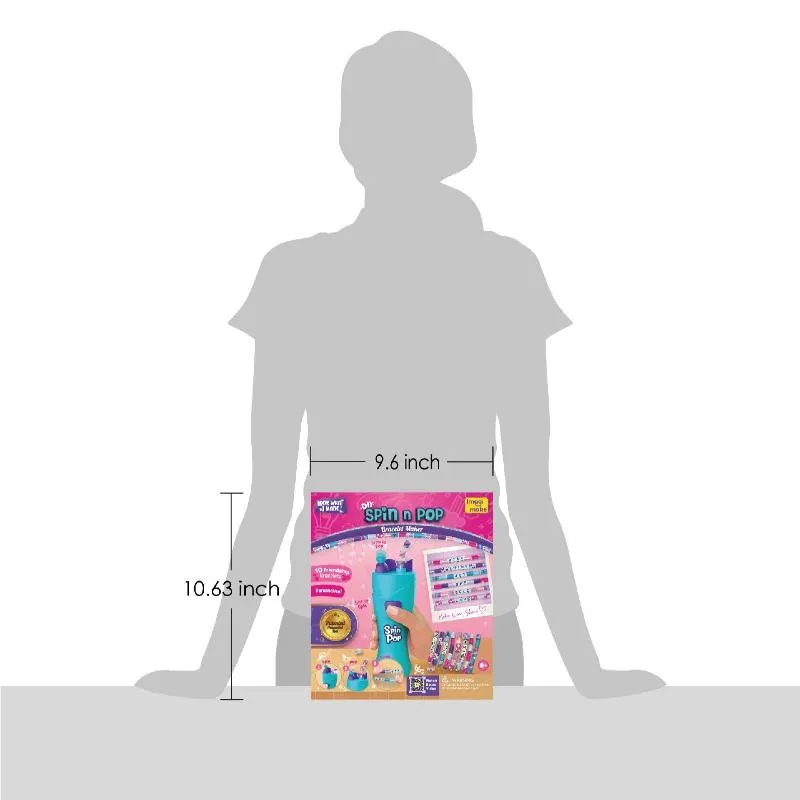 Spin n Pop - Beads Studio DIY Bracelets, Braids & More Activity Kit