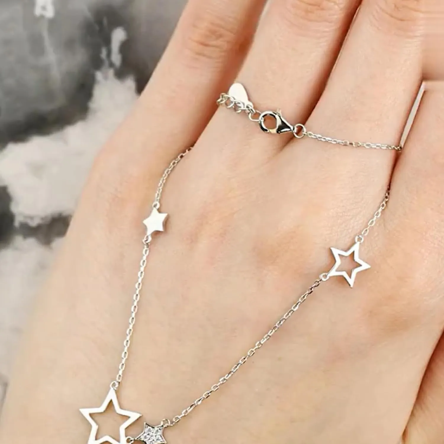 Star Choker Diamond (0.02ct) Necklace, Delicate Necklace, Layered Choker Gold Star Necklace, Celestial Jewelry, Christmas Gift.