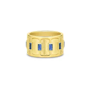 STARDUST SUNDOWN RING - Blue Sapphires