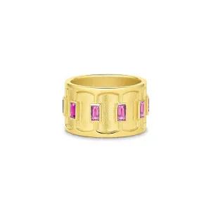 STARDUST SUNDOWN RING - Pink Sapphires