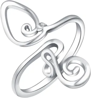 Style Ring Adjustable Opening Toe Knuckle Ring for Women Ring Comfortable Fit