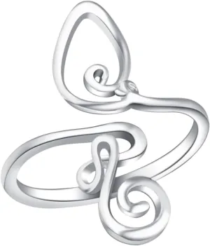 Style Ring Small Toe Rings for Women Beach Jewelry Unique Adjustable Opening