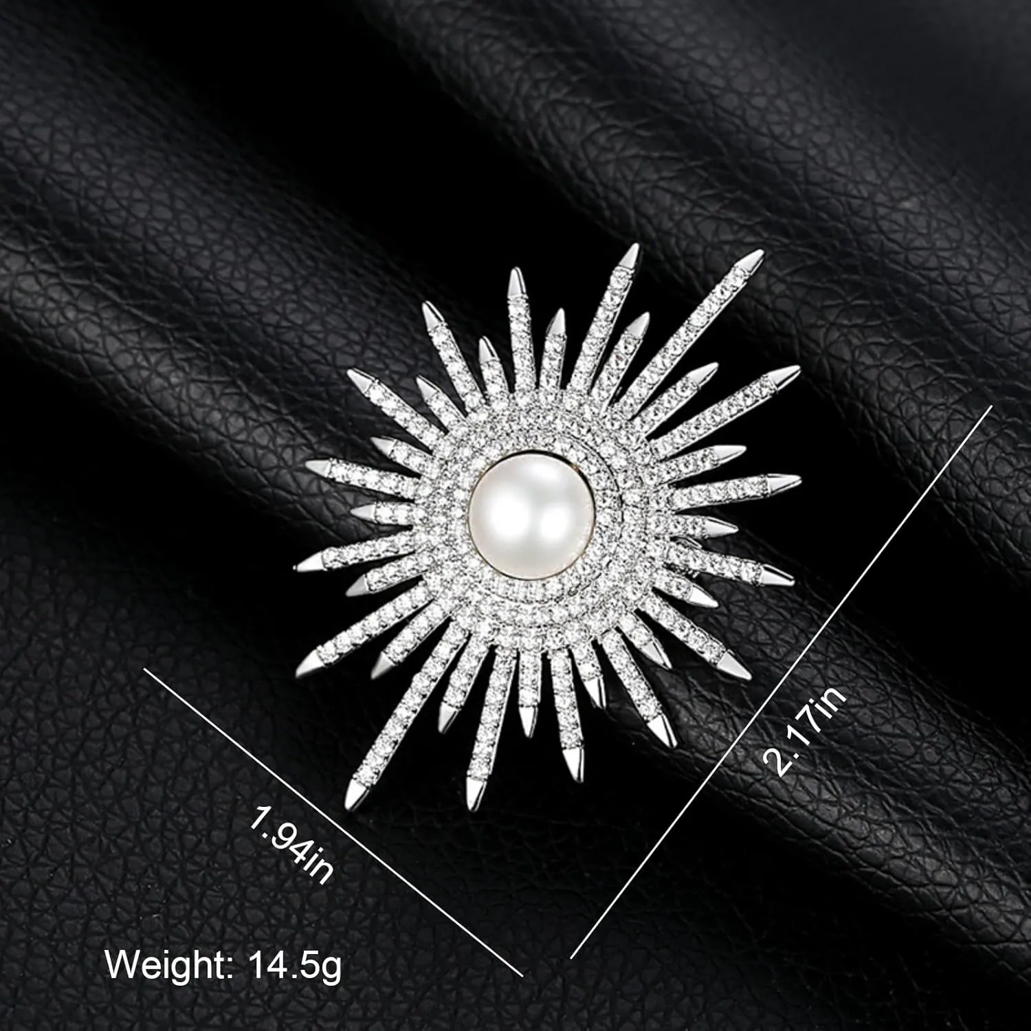 Sunflower Brooch Pins Sunflower Pearl Brooch for Women Sunflower Rhinestone Brooches Pins Flower Broochs Pins Pearl Pines for Clothes Lapel Badge Brooches Pines for Lanyards Backpacks Clothes Hats Jackets