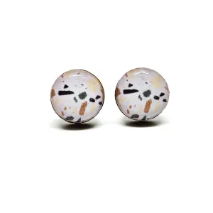 Terrazzo Stud Earrings by Candi Cove Designs