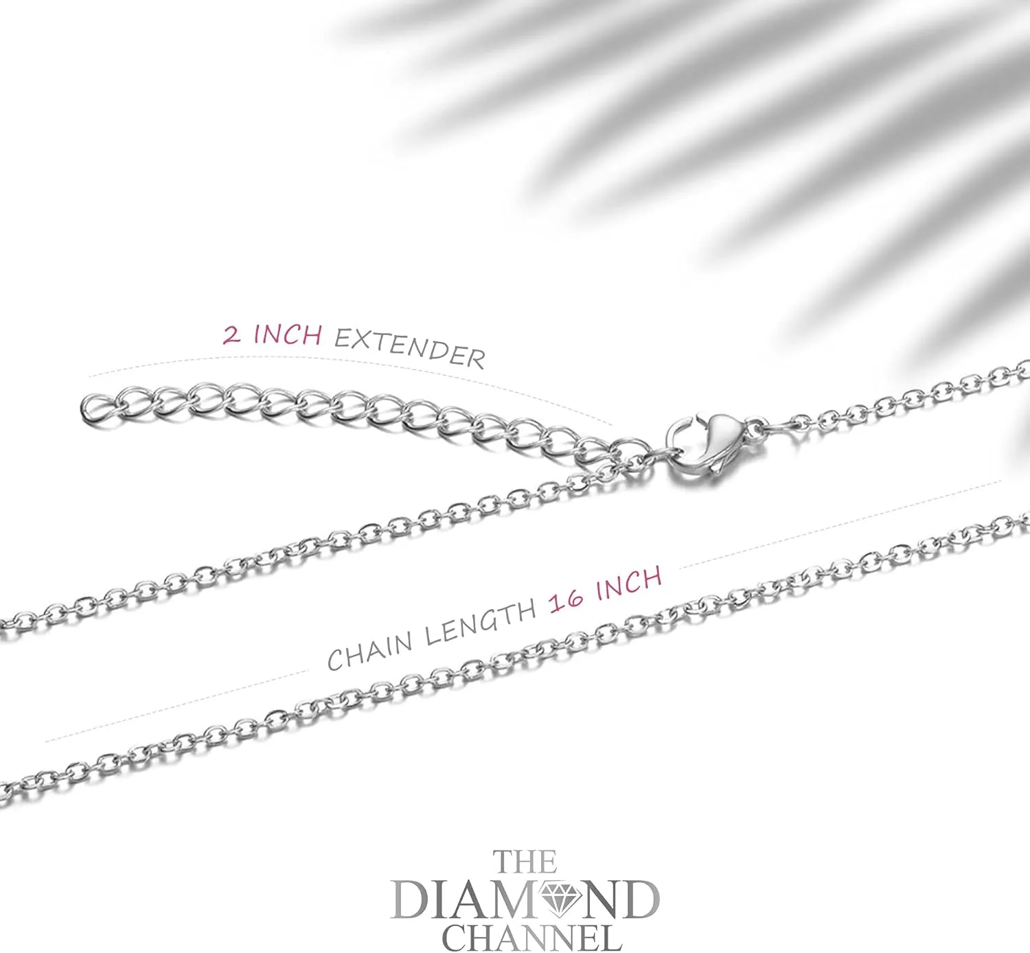 The Diamond Channel NATURAL Diamond 4-Prong Pendant Necklace with 16 2 Extender - 14K Gold Diamond Pendant - Fine Jewelry for Women