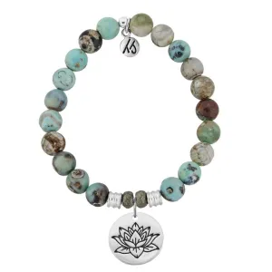 T.Jazelle- Turquoise Jasper Charm Bracelets