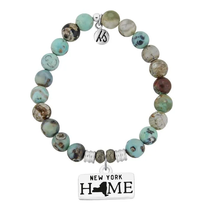 T.Jazelle- Turquoise Jasper Charm Bracelets
