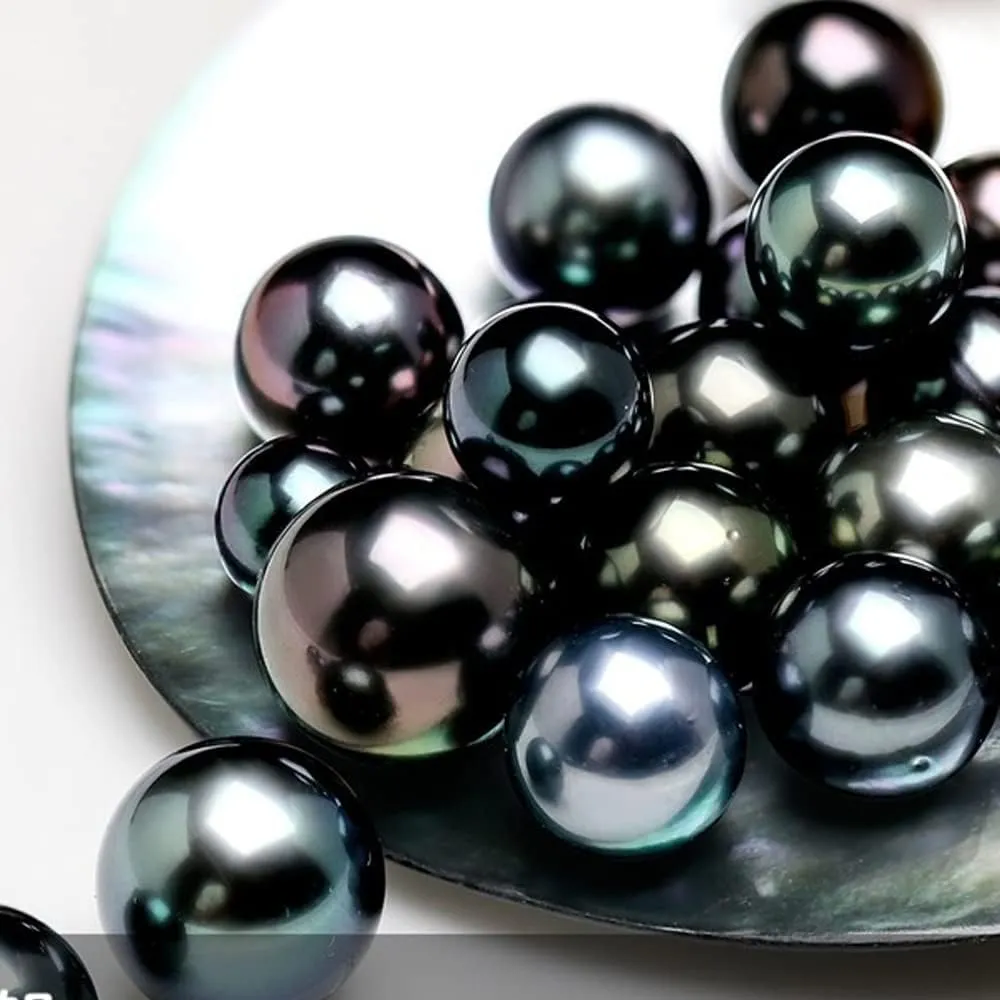 UMID authentic Tahiti Nanhai aquaculture Peacock Green Black Pearl AAA, 8-8.5mm, 11.5-12mm, 16mm Black pearl Sydney women's Pendant Necklace
