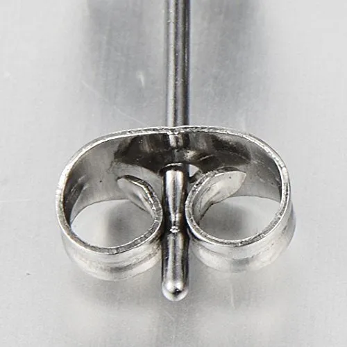 Unisex Mens Womens Cross Stud Earrings with Cubic Zirconia, Exquisite