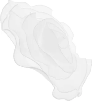 VALICLUD Fashion Floral Brooch Large Organza Flower Brooch 3d Cameo Pin Wedding Party Pin