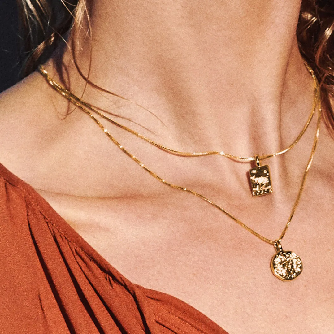 VALKYRIA coin necklace 2-in-1-set gold-plated