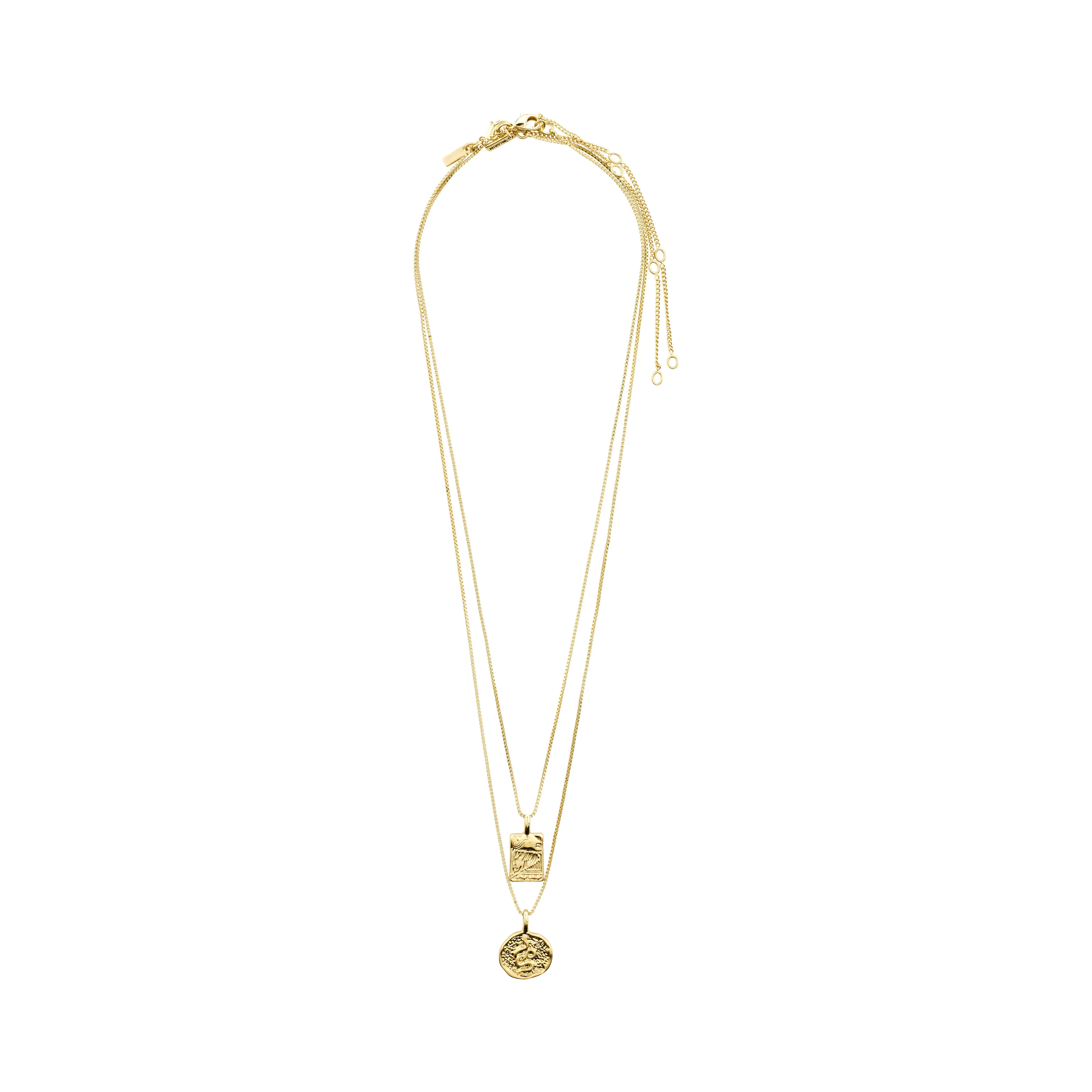 VALKYRIA coin necklace 2-in-1-set gold-plated