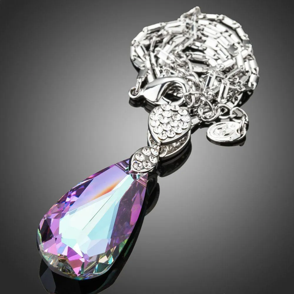 Water Drop Pendant Necklace of Love