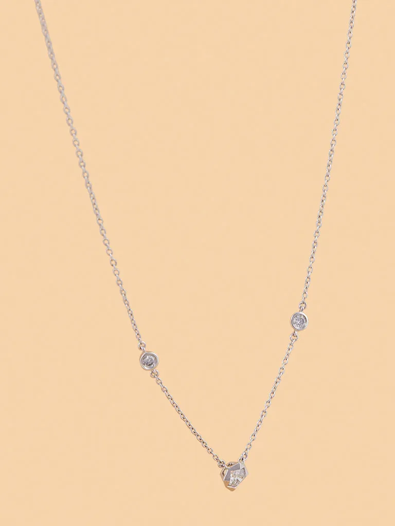 Westside X Pome Stellar Triple Lab Diamond Pendant Necklace