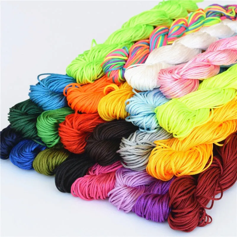 White (20m) 1mm Braided Thread