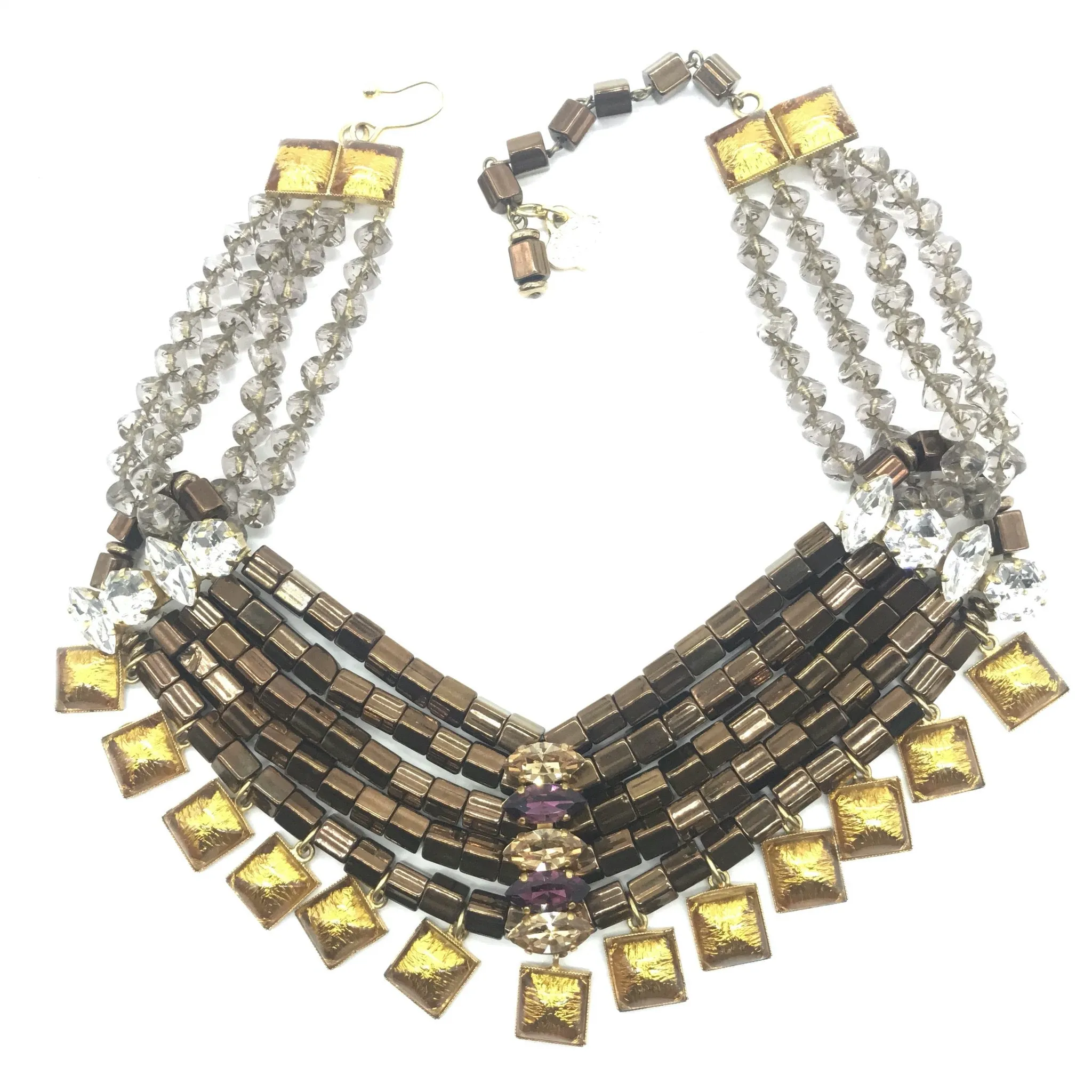 YSL Yves Saint Laurent Tubular Beads Necklace